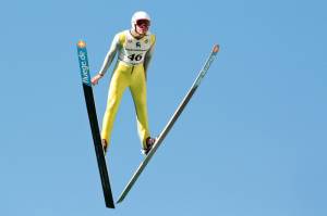 Billy Demong, of Vermontville, N.Y., competes over the weekend at the U.S. Nordic Combined National Championships held in Park City, Utah. (photo: Sarah Brunson/U.S. Ski Team) Billy Demong, of Vermontville, N.Y., competes over the weekend at the U.S. Nordic Combined National Championships held in Park City, Utah. (photo: Sarah Brunson/U.S. Ski Team)