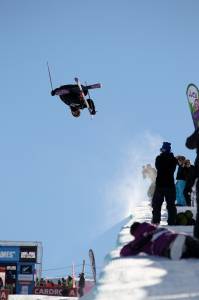 Torin Yater-Wallace spins to victory today in the season opening Freeski World Cup Men's Halfpipe at Cardrona Alpine Resort in New Zealand. (photo: Winter Games NZ) Torin Yater-Wallace spins to victory today in the season opening Freeski World Cup Men's Halfpipe at Cardrona Alpine Resort in New Zealand. (photo: Winter Games NZ)