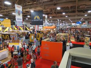 The main show floor at last week's Outdoor Retailer Summer Market, in Salt Lake City, Utah (photo: FTO/Marc Guido)