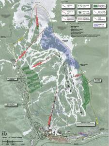 A map of Taos Ski Valley's 2010 Master Development Plan (image: TSV)