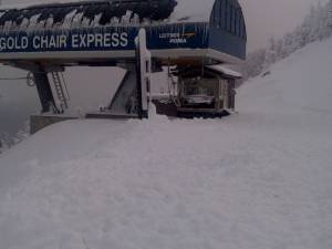 The top terminal of Nasiska's Gold Chair Express on Tuesday (photo: RCR) The top terminal of Nasiska's Gold Chair Express on Tuesday (photo: RCR)