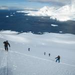 Sales of alpine touring gear are blossoming, according to a report released this week by SIA. (location: Chiriguano Bay, Brabant Island, Antarctica; photo: FTO/Tony Crocker)