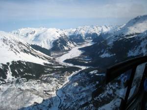 Flying back to Cordova (photo: FTO/Tony Crocker)