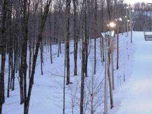 Lighting Bromont's Hartford glade (photo: FTO/James Michaud)