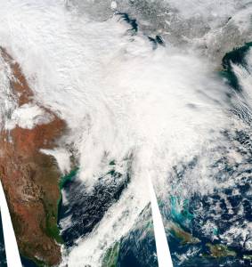 2010's "Snowmageddon" (photo: NASA/ GSFC, MODIS Rapid Response System)