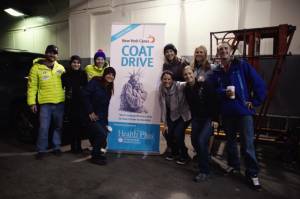U.S. Ski Team athletes pitch in last week to help with the New York Cares Coat Drive (photo: USST) U.S. Ski Team athletes pitch in last week to help with the New York Cares Coat Drive (photo: USST)