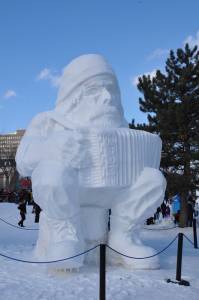 Snow sculpture in Ottawa, Canada (file photo: QUOI Media Group)