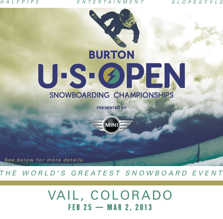Burton Announces U.S. Open Snowboarding Schedule First Tracks