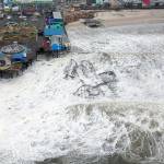 A pier in Seaside Heights, N.J., is devastated by waves from Hurricane Sandy. (file photo: Master Sgt. Mark C. Olsen/U.S. Air Force/New Jersey National Guard)