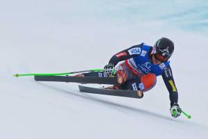 Andrew Weibrecht, of Lake Placid, N.Y., races down the course during the 2013 Alpine FIS Ski World Championships downhill in Schladming, Austria. (photo: Mitchell Gunn/ESPA)