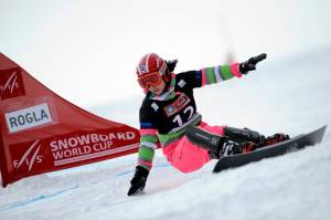 Russian rider Ekaterin Tudegesheva at Rogla (photo: Miha Matavz)