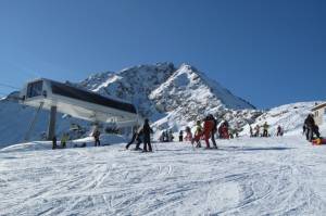 The top terminal of Bansko's controversial Plato chairlift. (file photo: Bansko)