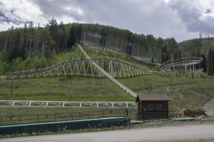 An artist's rendering of the mountain coaster provided by The Beaver Creek Property Owners Association