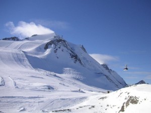 The Grand Motte Glacier and Cable Car in Tignes (file photo: Ian Gratton)