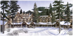 A 5-star luxury hotel is part of the expansion that Homewood's owners plan to break ground on this spring now that a lawsuit blocking the project has been settled. (image: Homewood Mountain Resort)