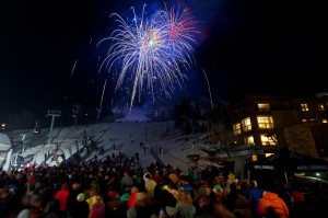 Fireworks light up the night sky during the Aspen Winternational World Cup ski races in 2012. (file photo: ASC)