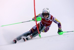 Henrik Kristoffersen of Norway skis to victory in Sunday's World Cup slalom in Levi, Finland. (photo: Alpinlandslaget)