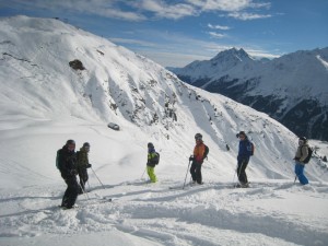 The group in Mattun bowl (photo: FTO/Tony Crocker)