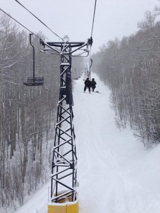 A center pole chairlift at Sunlight (file photo: Sunlight Mountain Resort)