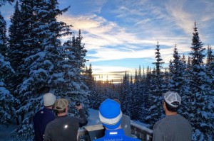 Sun sets on a very good day (photo: FTO/Kevin Gawenus)