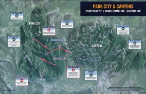 Vail Resorts' planned upgrades at Utah's Park City Mountain Resort and Canyon Resort for winter 2015-16. (image: Vail Resorts)