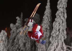 Canadian mogul skier Justine Dufour-Lapointe trains in Ruka, Finland. (file photo: CFSA)