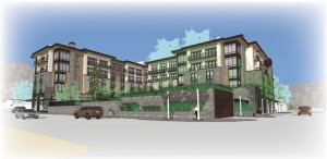 An architect's rendering of Aspen Skiing Co.'s planned Limelight Hotel in Ketchum, Idaho, near Sun Valley ski resort. (image: ASC)