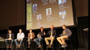 Ski industry veterans speak at The Assembly in Denver on Wednesday. (photo: DestiMetrics)