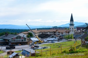 Stratton Mountain renovated its original base lodge this summer.  (photo: Hubert Schriebl/Stratton Mountain)