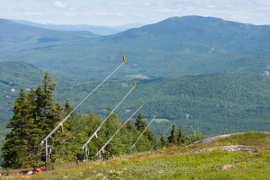 Sunday River's snow guns are poised and ready for the arrival of cold weather this weekend. (photo: Sunday River)