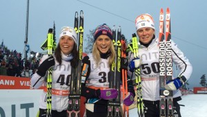 Kalla, Johaug, Ingemarsdotter (photo: FIS)