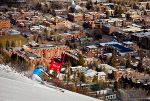 Colorado's Mikaela Shiffrin rips some GS turns on the Nature Valley Aspen Winternational race hill during training in 2012. (file photo: Jeremy Swanson, Aspen/Snowmass)
