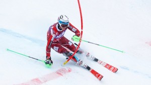 Henrik Kristoffersen in Sunday's World Cup slalom in Wengen, Switzerland. (photo: FIS/Agence Zoom)