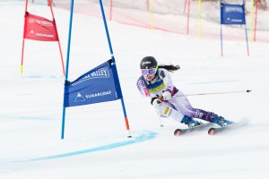 Jackie Wiles competes in the women's GS at the 2015 Nature Valley U.S. Alpine Championships at Sugarloaf Mountain, Maine. (file photo: USSA)