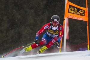 Bryce Bennett skis to a sixth-place finish in Val Gardena last month, surprising even himself. (photo: Mitch Gunn)