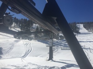 Pajarito's Townsight Lift was ready to go on Thursday. (photo: Pajarito Mountain)