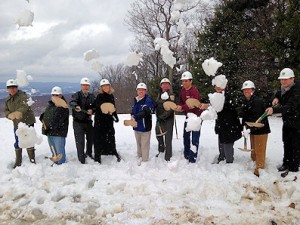 The official "snowbreaking" at Laurel Mountain State Park. (photo: DCNR)