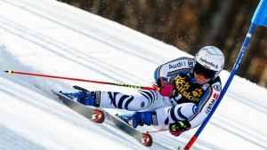 Germany's Viktoria Rebensburg skis to her second straight World Cup giant slalom victory on Saturday in Maribor, Slovenia. (photo: FIS/Agence Zoom)