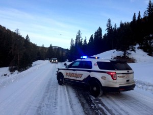 Gallatin County Sheriff's deputies deploy on Friday morning in Hyalite Canyon, looking for MSU student Nathaniel 'Alex' Wright. (photo: Gallatin County Sheriff's Office)