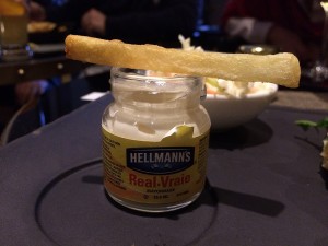 At the Château Frontenac the French fries are served with little jars of mayonnaise.Talk about class ... (Photo: FTO/Martin Griff)