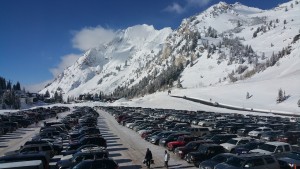 Alta's Wildcat parking lot. (photo: FTO/Marc Guido)