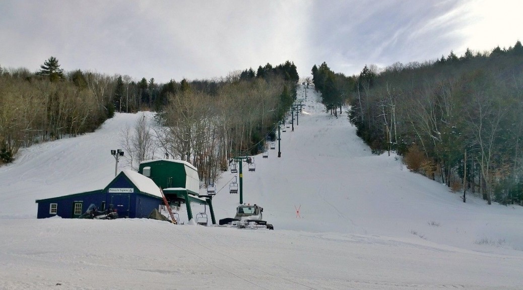 The Pinnacle Express double chairlift. (file photo: Granite Gorge Ski Area)