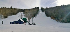 The Pinnacle Express double chairlift. (file photo: Granite Gorge Ski Area)