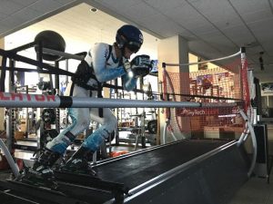 The ski simulator at the USSA Center of Excellence in Park City, Utah. (photo: USSA)