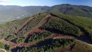 An aerial photo of Waterville Valley's Green Peak expansion, taken Sept. 15. (photo: Waterville Valley Resort)