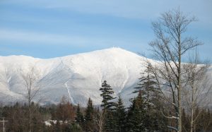 Ammonoosuc Ravine is directly below the summit in this file photo of Mt. Washington's west side. (file photo: wwoods)