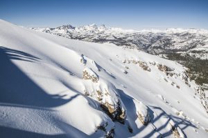 A storm over the weekend dropped another 18" on Mammoth Mountain. (photo: Peter Morning)