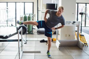 Ted Ligety works out at the U.S. Ski Team Center of Excellence in Park City, Utah. (photo: US Ski Team)