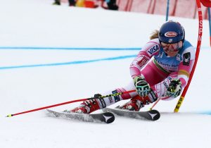 Mikaela Shiffrin (USA) competes in the first run of the Giant Slalom during the Audi FIS Ski World Cup at Killington in central Vermont. Shiffrin logged in the eighth fastest time at 1:00.62. (FTO photo: Martin Griff)
