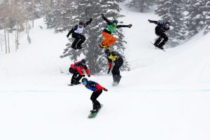 Saturday's Grand Prix Snowboardcross at Solitude Resort in Utah. (photo: U.S. Snowboarding)